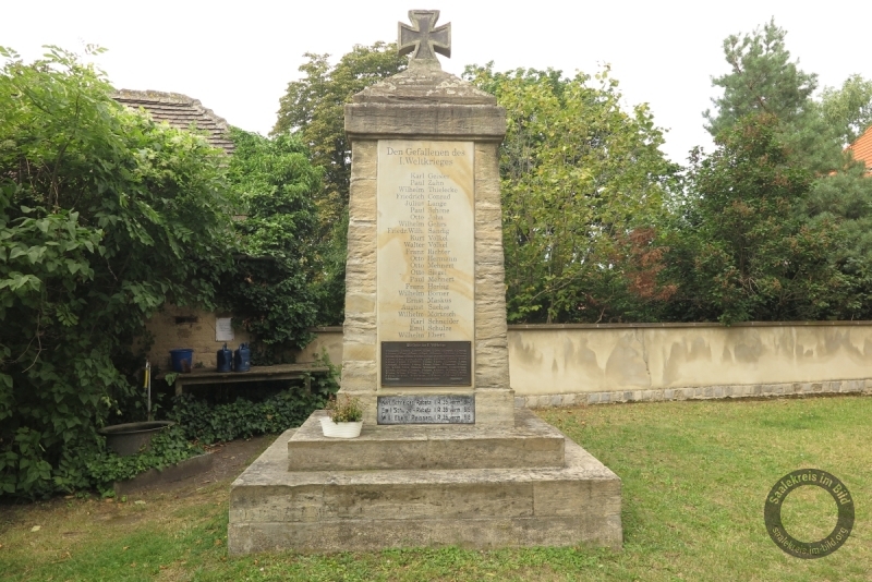 Kriegerdenkmal Erster & Zweiter Weltkrieg in Peißen (Stadt Landsberg) im Saalekreis