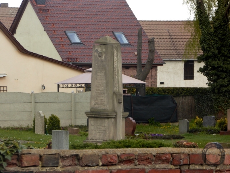 Kriegerdenkmal (Erster Weltkrieg) in Schlettau bei Löbejün im Saalekreis