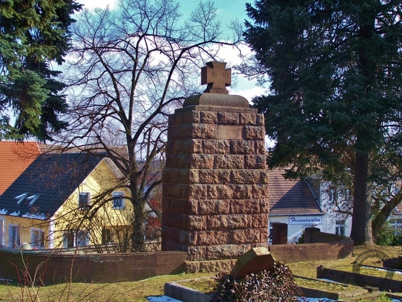 Kriegerdenkmal Erster Weltkrieg in Teicha (Petersberg)