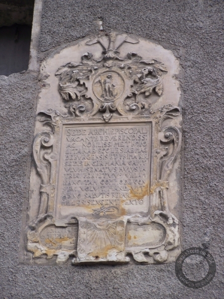 Inschrifttafel Domäne Langenbogen