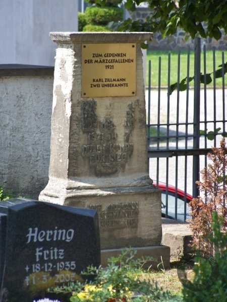 Denkmal für "Märzgefallene" in Leuna-Göhlitzsch im Saalekreis