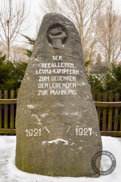 Gedenkstätte für die Märzgefallenen 1921 in Leuna (Saalekreis)