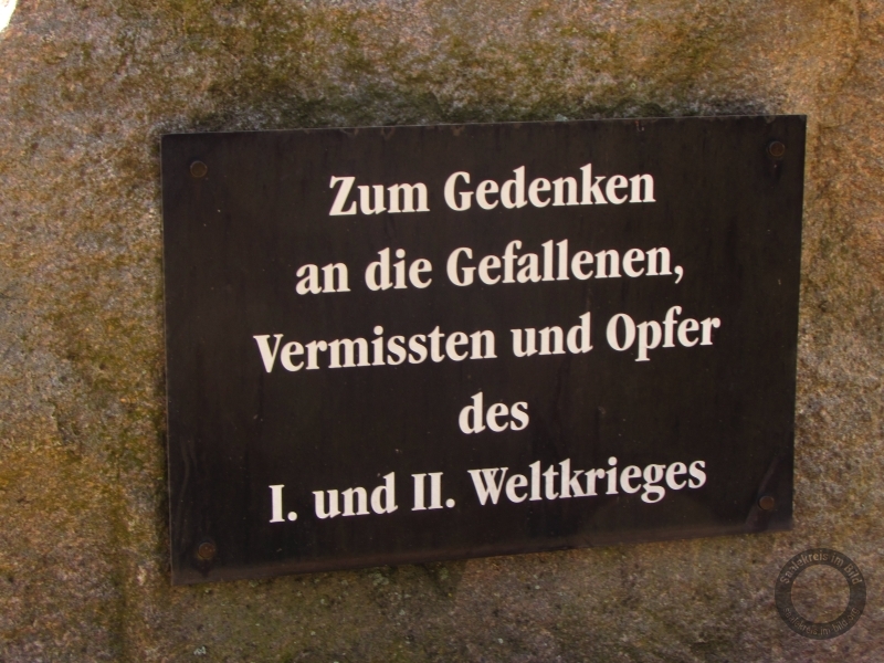 Denkmal für die Toten der Weltkrieg in Raßnitz