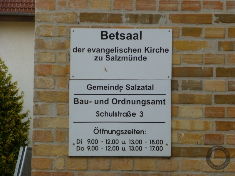 Bethaus in Salzmünde (Salzatal) im Saalekreis