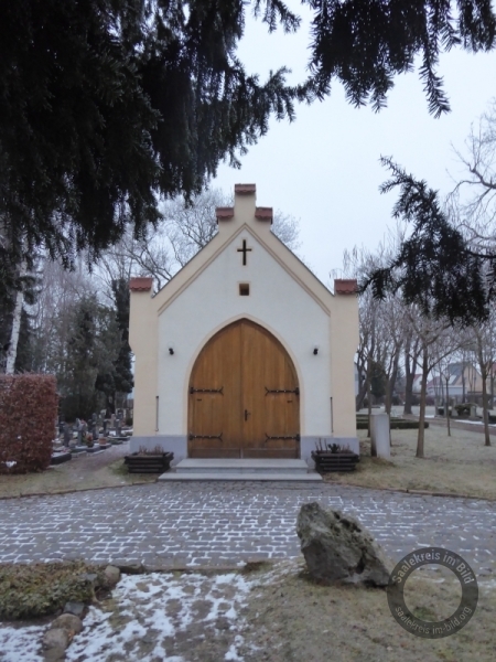 Friedhofskapelle in der Köllmer Straße in Bennstedt (Salzatal) im Saalekreis