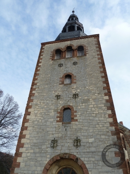 Kirche St. Johannes Ev. und Paulus in Ober-Farnstädt (Weida-Land) im Saalekreis