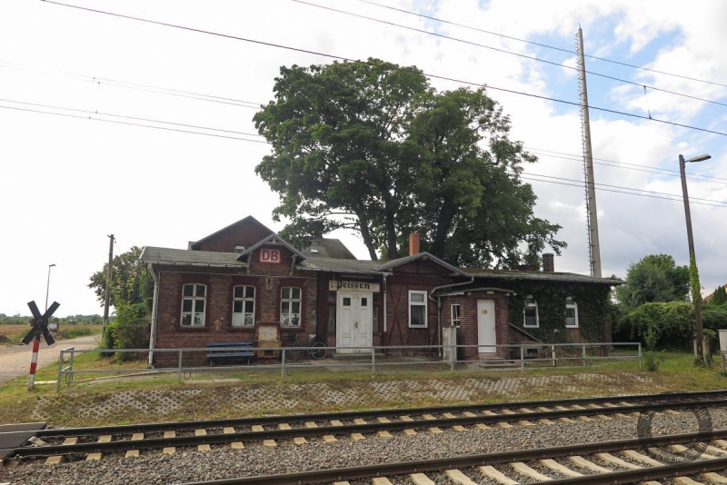 Bahnhof Peißen (Stadt Landsberg) im Saalekreis