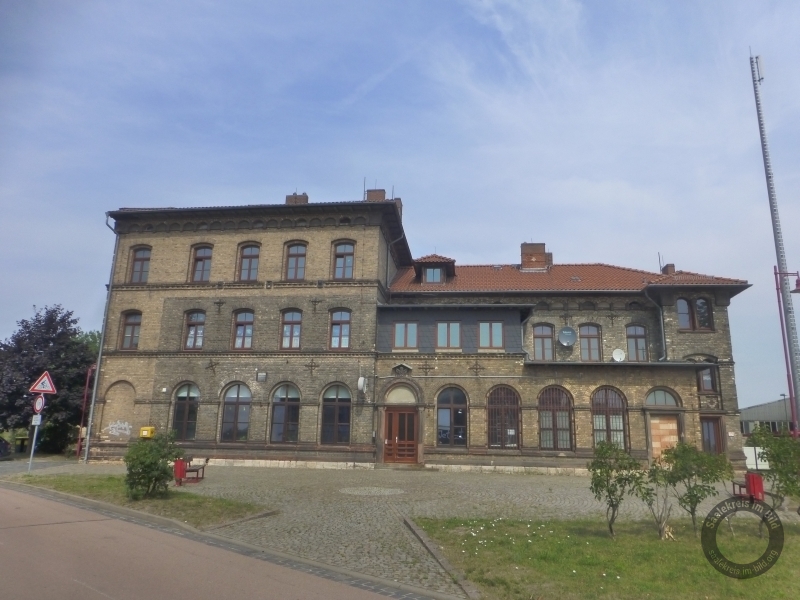 Bahnhof von Querfurt im Saalekreis