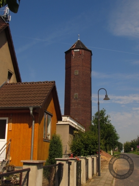 Wasserturm in Bad Lauchstädt im Saalekreis