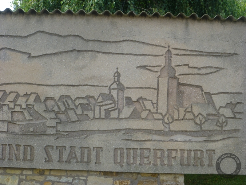 Sgraffitowand "1100 Jahre Querfurt" im Saalekreis