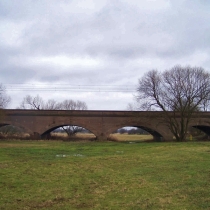 Eisenbahnbrücke nördlich von Schkopau