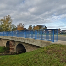 Hähnsche Brücke über die Weida in Obhausen (Weida-Land) im Saalekreis
