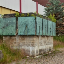 Wasserspiel Ecke Bertha-von-Suttner-Straße zur Konrad-von-Querfurt-Straße in Querfurt im Saalekreis