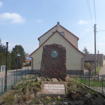 Denkmal für Friedrich Schiller in Löbejün im Saalekreis