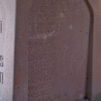 Denkmal für die Deutschen Einigungskriege auf dem Denkmalplatz in Lochau (Schkopau) im Saalekreis