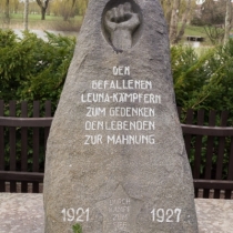 Gedenkstätte für die Märzgefallenen 1921 in Leuna (Saalekreis)