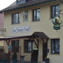 Gasthof "Zum Braunen Hirsch" in Oberfarnstädt (Weida-Land) im Saalekreis