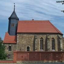 Dorfkirche in Kröllwitz bei Leuna im Saalekreis