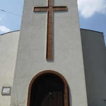 Katholische Kirche St. Bonifatius am Platz der Freiheit in Bad Dürrenberg im Saalekreis