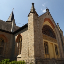 Kirche St. Maria, Lucia und Ottilie in Höhnstedt (Salzatal) im Saalekreis