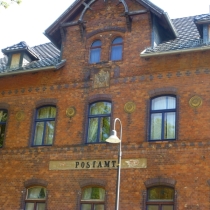 Postamt in der Halleschen Straße in Bad Lauchstädt im Saalekreis