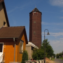 Wasserturm in Bad Lauchstädt im Saalekreis
