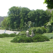 Plastik am Schafberg (Würdenburg) in Teutschenthal im Saalekreis